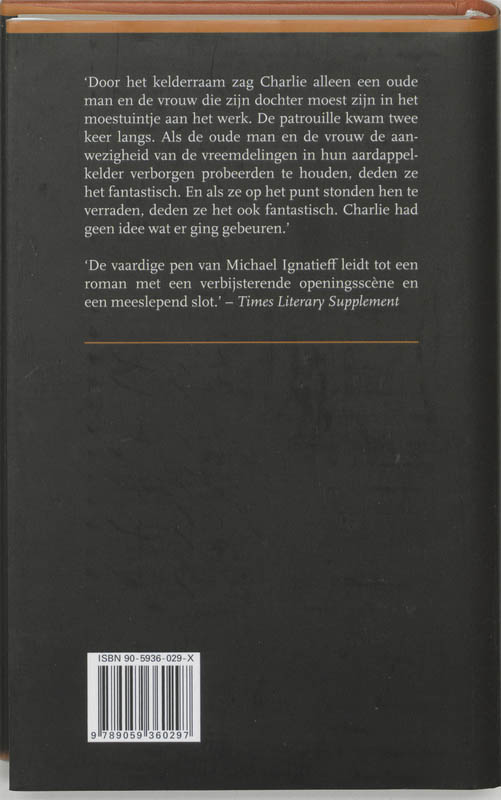 Achterkant van Charlie Johnsons laatste woord