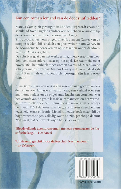 Achterkant van In het hart van het oerwoud