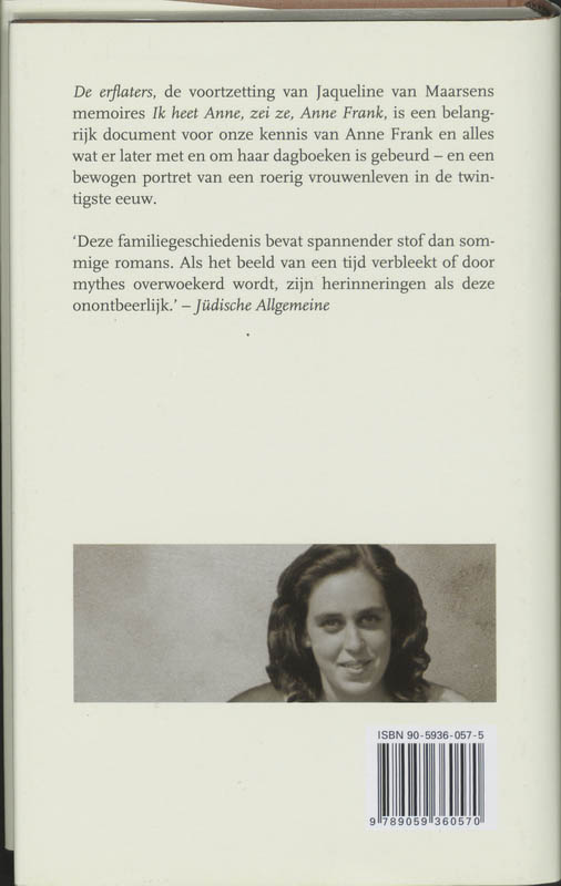 Achterkant van De erflaters
