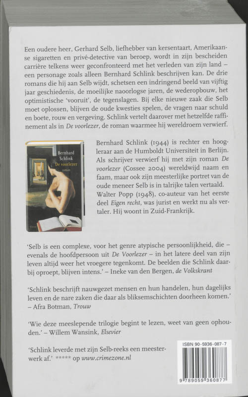Achterkant van De oude zonden