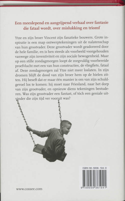 Achterkant van De vliegfiets