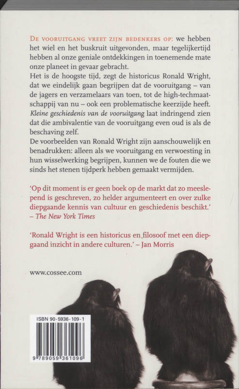 Achterkant van Kleine geschiedenis van de vooruitgang
