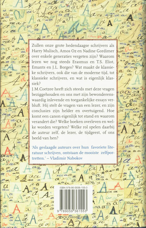 Achterkant van Wat is een klassieke roman?
