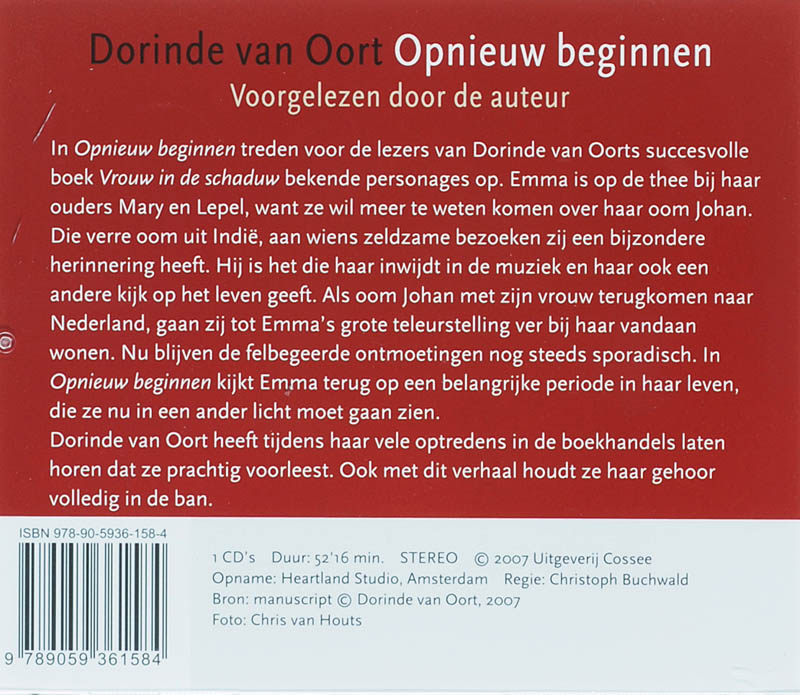 Achterkant van Opnieuw beginnen