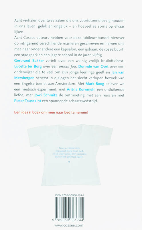 Achterkant van Gaat u vooral met een goed boek naar bed, of in ieder geval met iemand die er een gelezen heeft