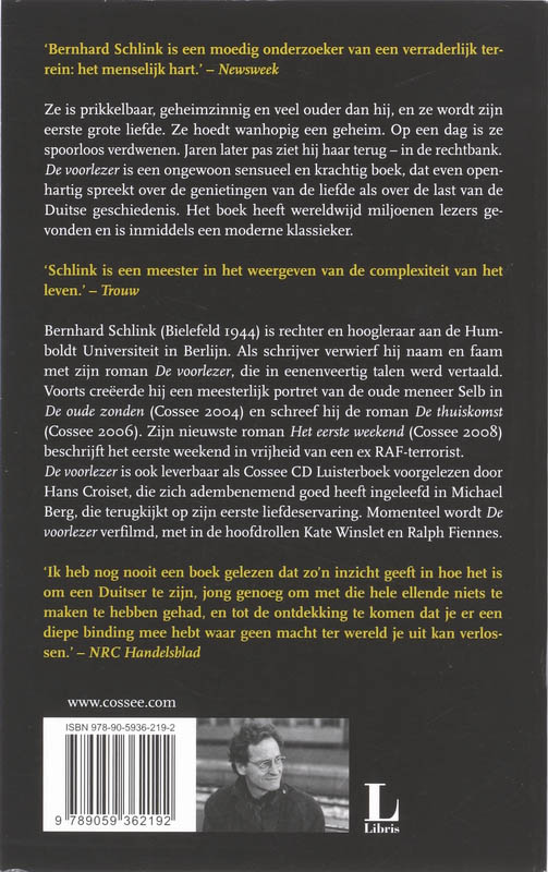 Achterkant van De voorlezer