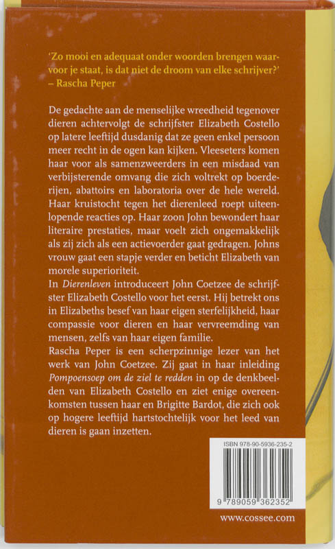 Achterkant van Dierenleven