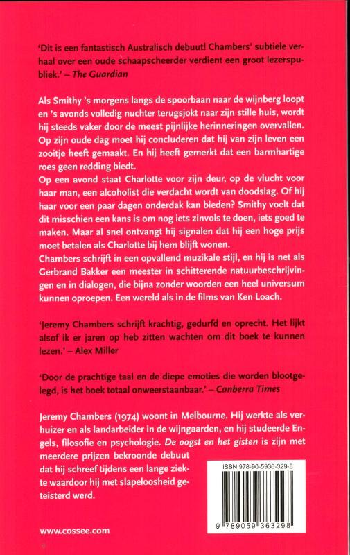 Achterkant van De oogst en het gisten