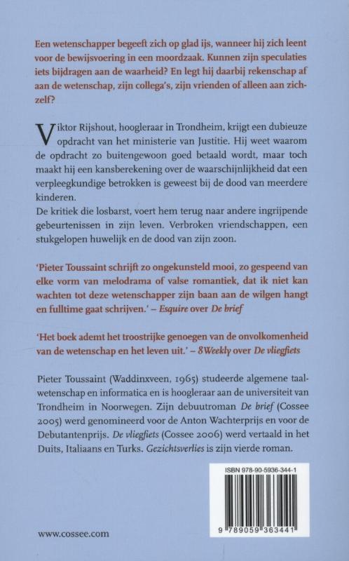 Achterkant van Gezichtsverlies