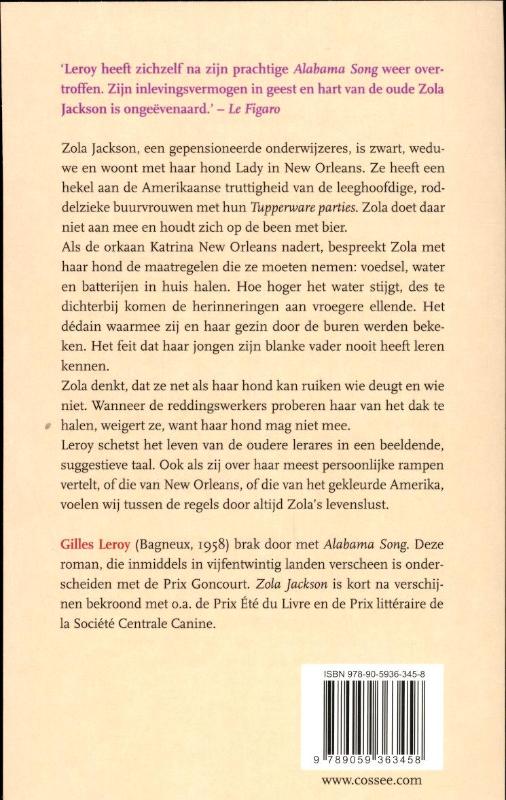 Achterkant van Zola Jackson