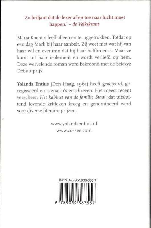 Achterkant van Rakelings