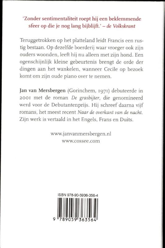 Achterkant van De grasbijter