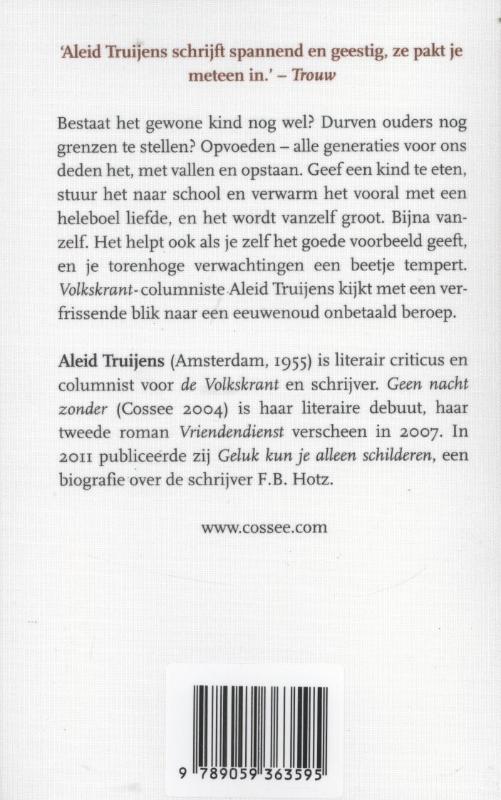 Achterkant van Opvoeden