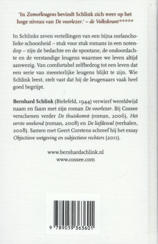 Achterkant van Zomerleugens