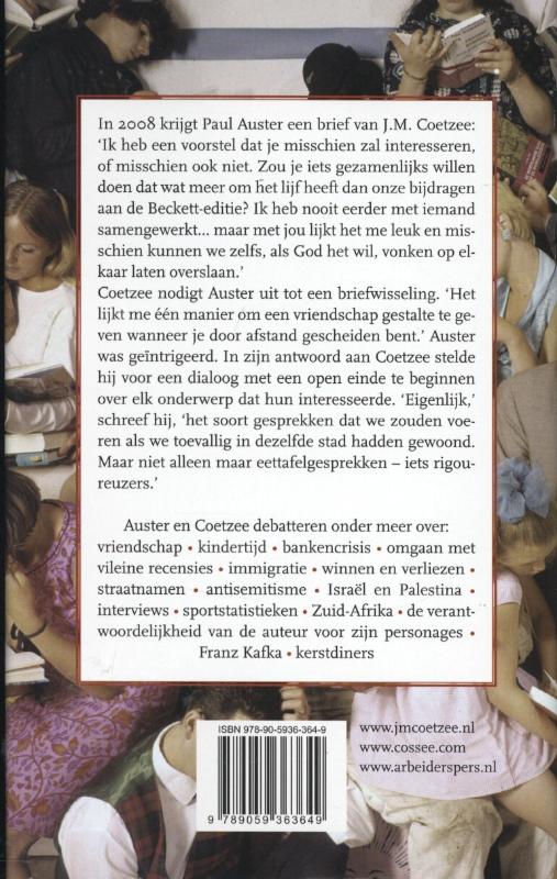 Achterkant van Een manier van vriendschap