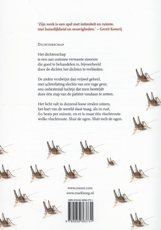 Achterkant van Maar zingend