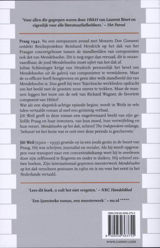 Achterkant van Mendelssohn op het dak