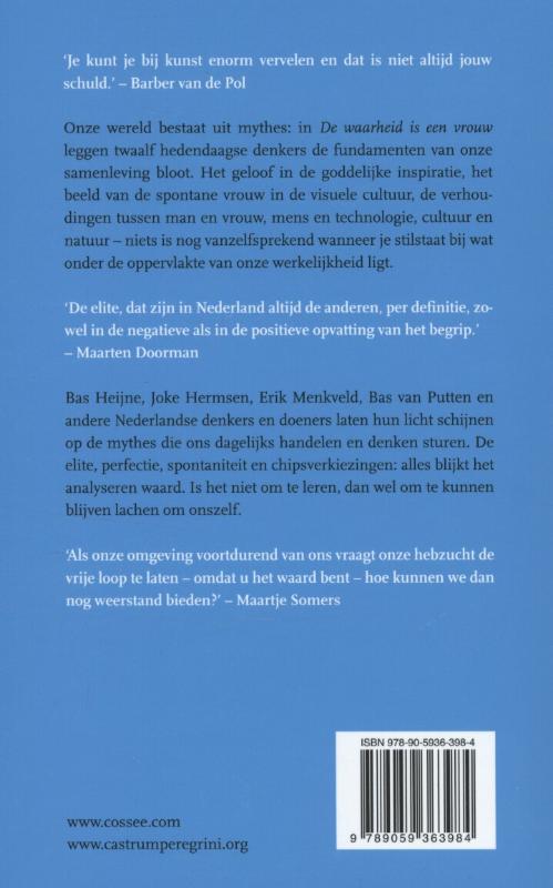 Achterkant van De waarheid is een vrouw