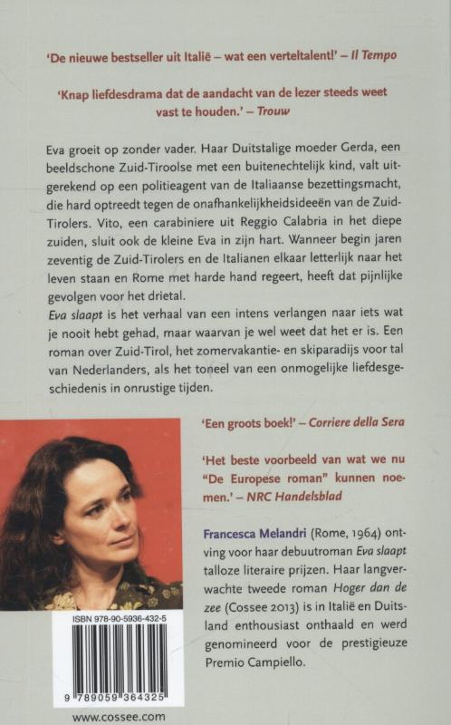 Achterkant van Eva slaapt