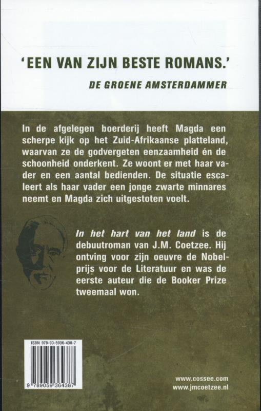 Achterkant van In het hart van het land