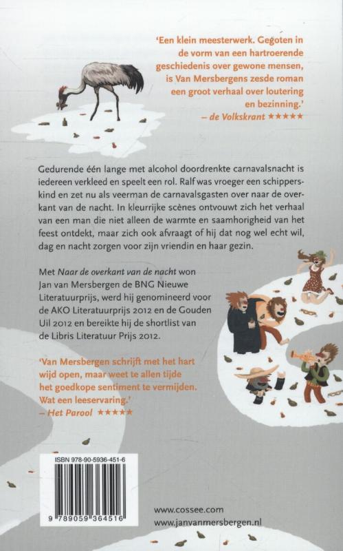 Achterkant van Naar de overkant van de nacht