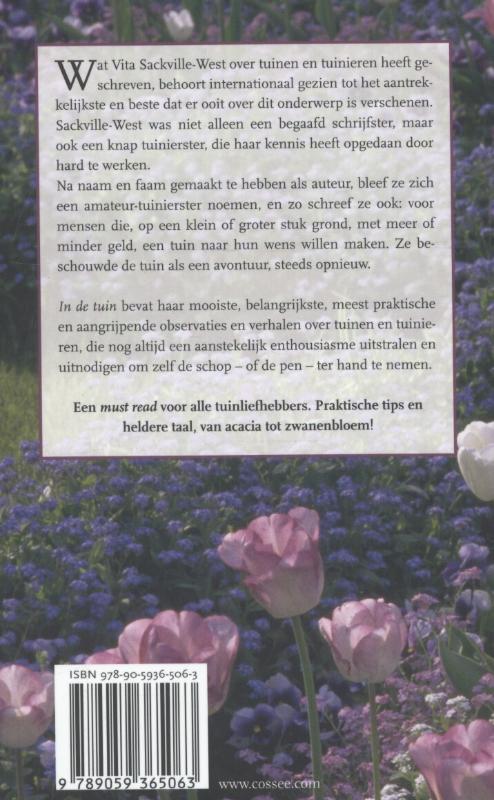 Achterkant van In de tuin