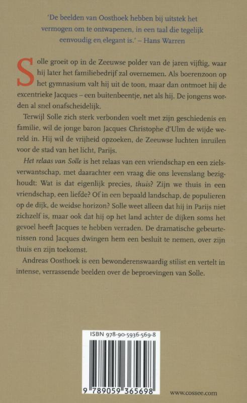 Achterkant van Het relaas van Solle