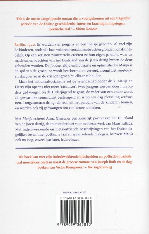 Achterkant van Manja