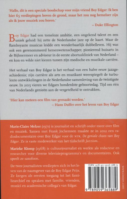 Achterkant van Boy Edgar