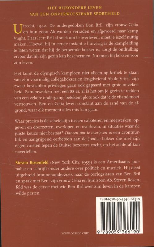Achterkant van Dansen om te overleven