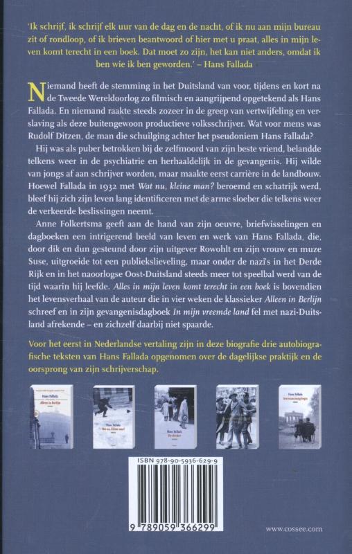 Achterkant van Hans Fallada