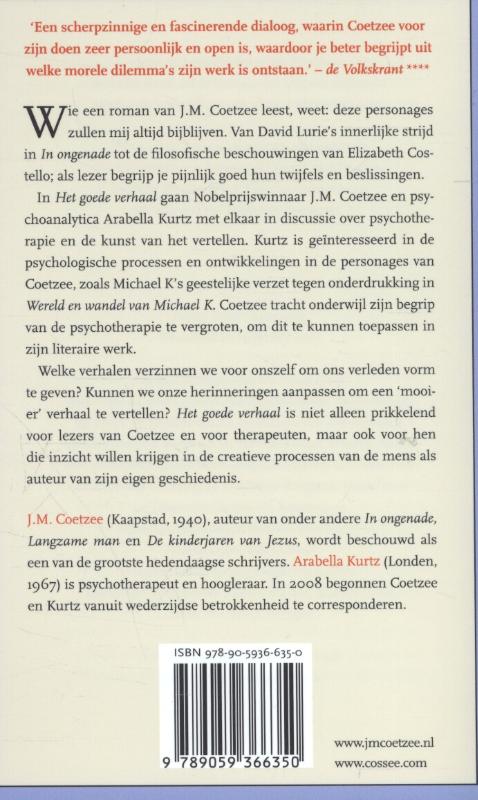 Achterkant van Het goede verhaal