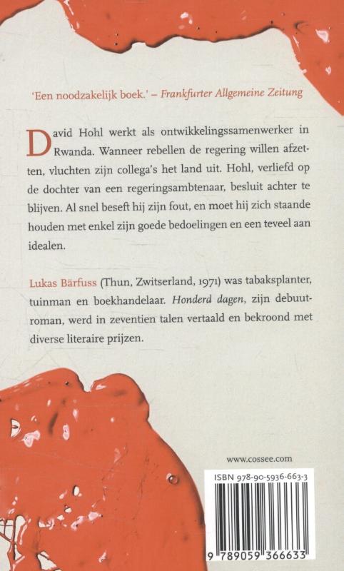 Achterkant van Honderd dagen