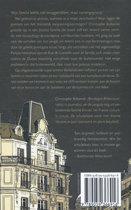 Achterkant van De schuilplaats