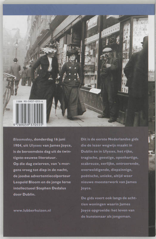 Achterkant van Bloomsday