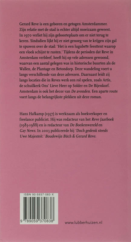 Achterkant van Ik haat Amsterdam ... Amsterdam is een gedoemde stad