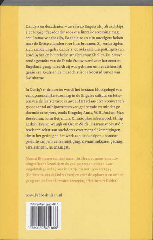 Achterkant van Dandy's en decadenten