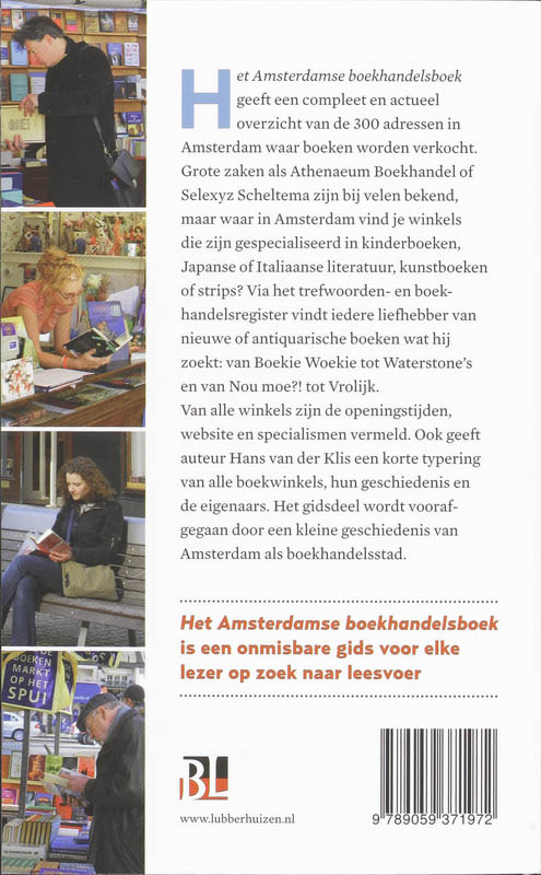 Achterkant van Het Amsterdamse Boekhandelsboek