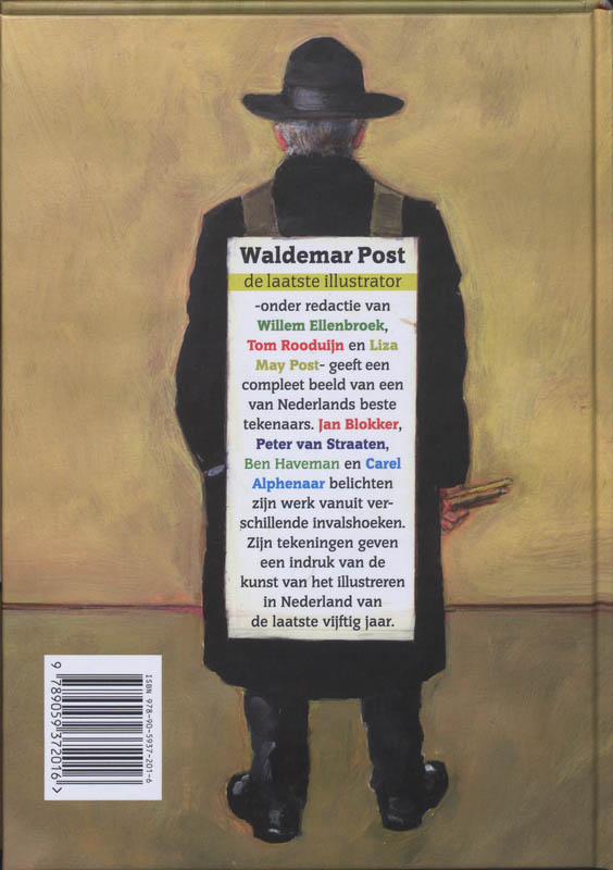 Achterkant van Waldemar Post