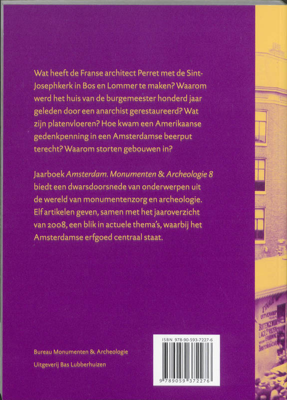 Achterkant van Jaarboek 8