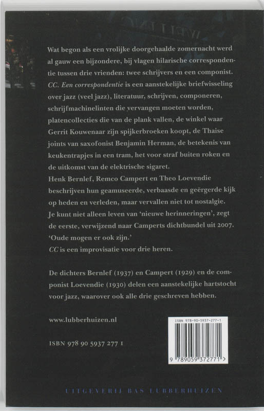 Achterkant van CC