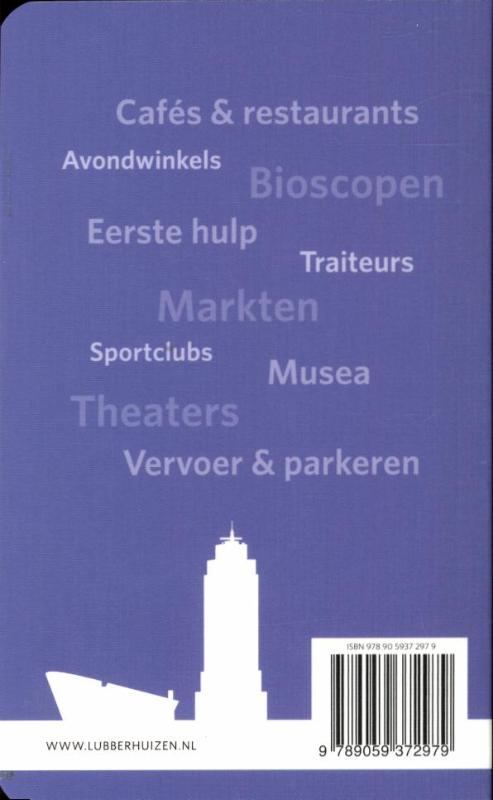 Achterkant van Amsterdam op zak 2012