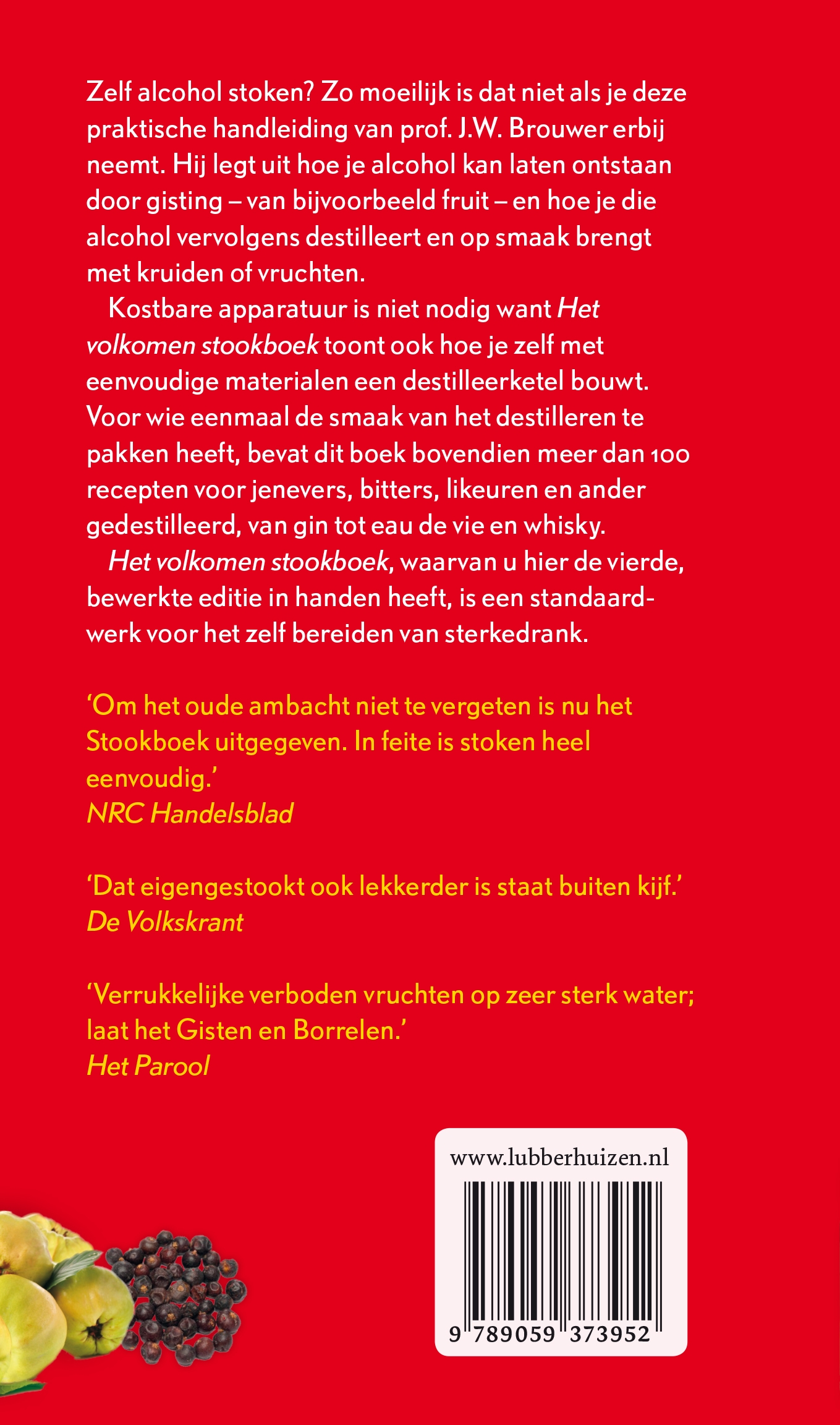 Achterkant van Het volkomen stookboek