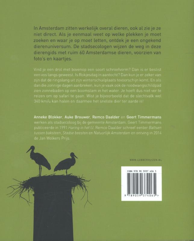 Achterkant van Het Amsterdamse beestenboek