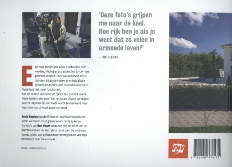 Achterkant van Armer & rijker