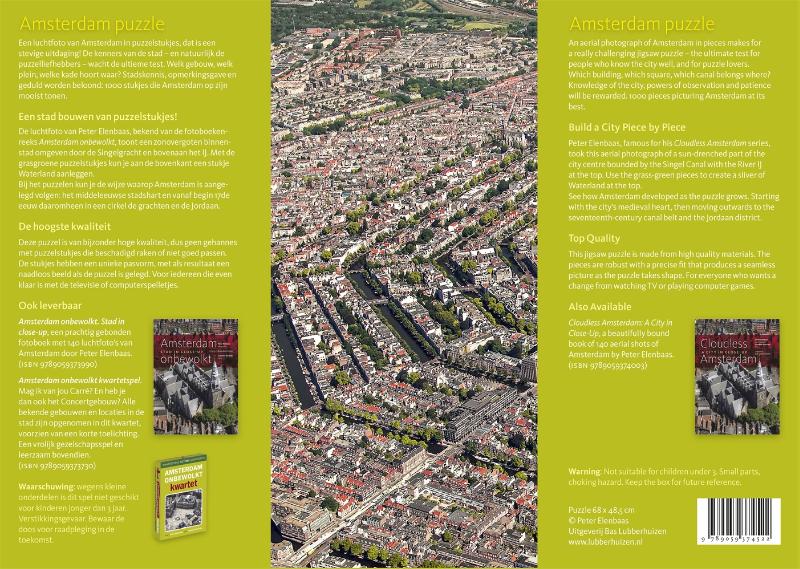 Achterkant van Amsterdam puzzel