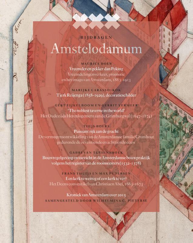 Achterkant van Amstelodamum