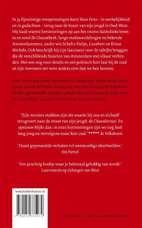 Achterkant van Het geluk van de brug