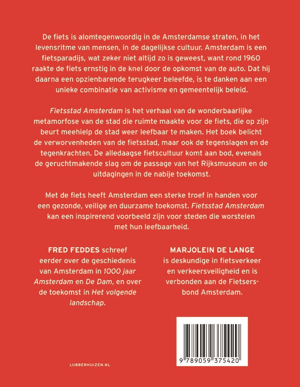 Achterkant van Fietsstad Amsterdam