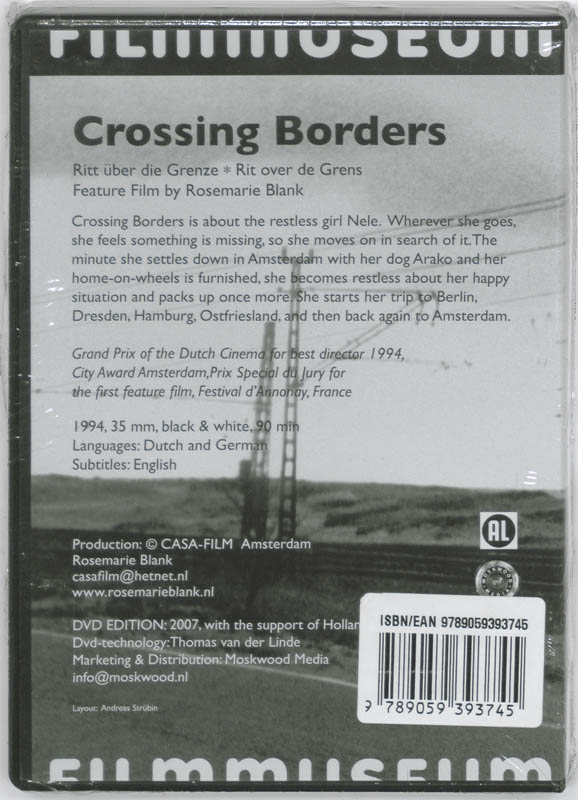 Achterkant van Crossing Borders
